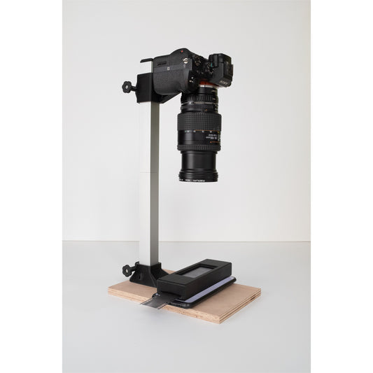 Basic DSLR Film Scanning Set: 35mm Film Carrier + Camera Copy Stand